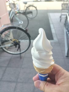 ラ・ムーのソフトクリーム