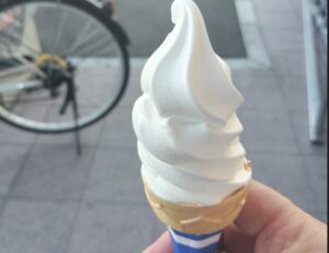 ラ・ムーのソフトクリーム
