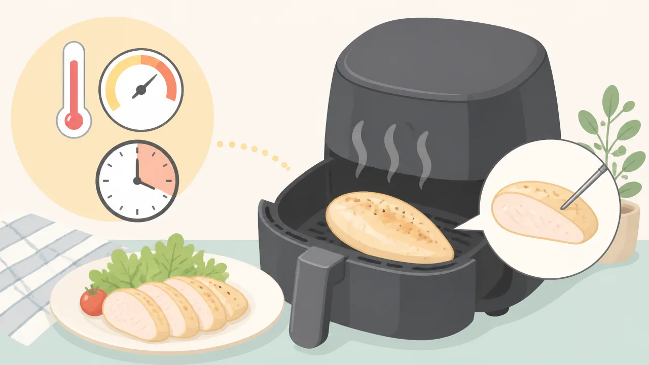 ノンフライヤーの鶏むね肉をしっとり仕上げる温度と時間、下ごしらえ