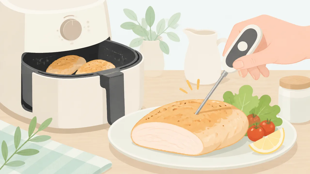ノンフライヤーの鶏むね肉をしっとり仕上げる温度と時間、下ごしらえ