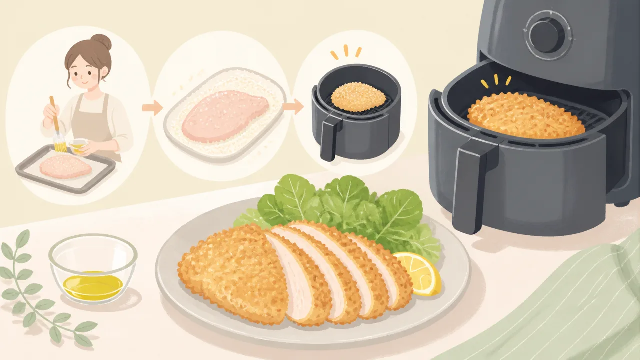ノンフライヤーの鶏むね肉をしっとり仕上げる温度と時間、下ごしらえ