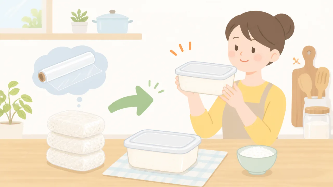 ご飯冷凍のラップがもったいない時の代用品と保存方法