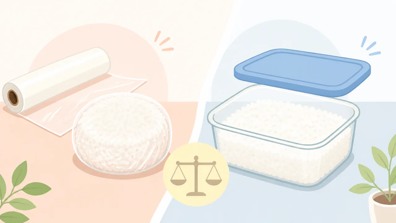 ご飯冷凍のラップがもったいない時の代用品と保存方法