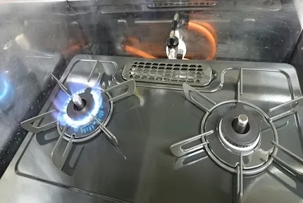 ガスホースは大丈夫?