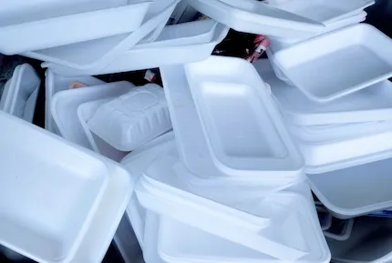 電子レンジで発泡スチロールを使うべきではない?