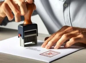 手書き以外でもOK!スタンプや印刷利用の可否