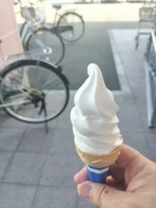 小さめなソフトクリーム