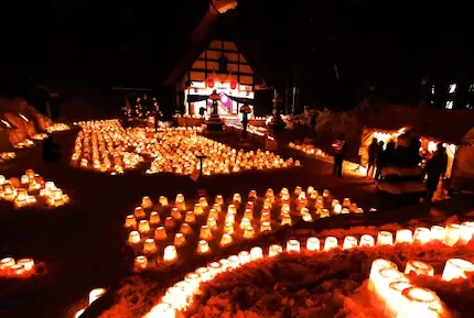 定山渓温泉雪灯路（ゆきとうろ）