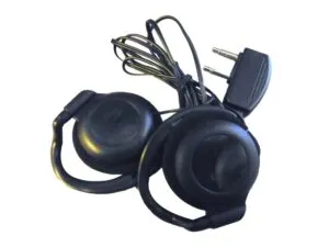 飛行機のヘッドフォン