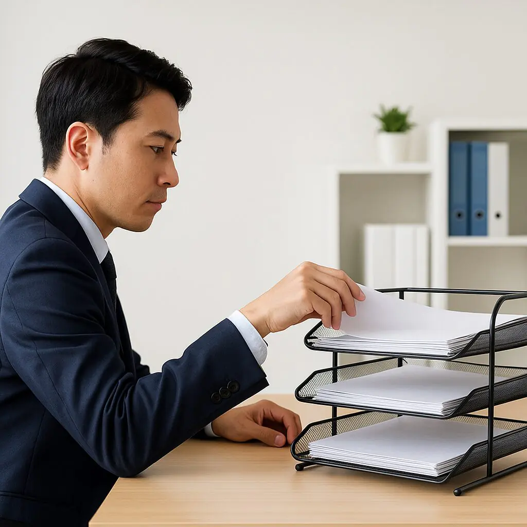 レタートレーの使い方をやさしく解説|書類整理がラクになる置き方・分け方のコツ